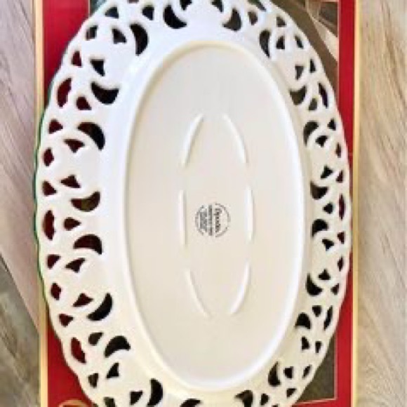 SPODE Christmas Tree 14” Oval Platter - Picture 5 of 8